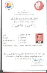 Sigorta Eksperliği Belgeleri
