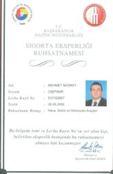 Sigorta Eksperliği Belgeleri