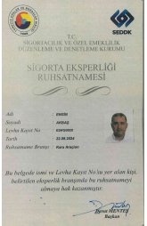 Sigorta Eksperliği Belgeleri