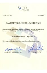 Değerleme Lisansları